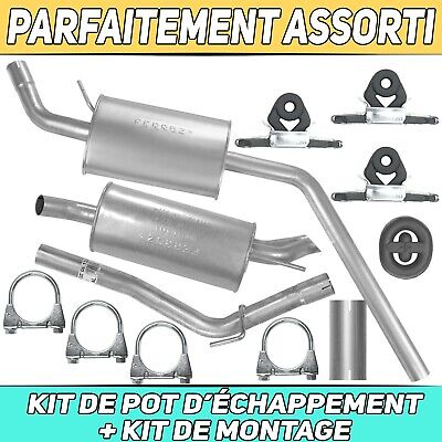 AJA VW T4 Échappement Silencieux Central Silencieux Centre 1.9 Tdi Aab Aja 