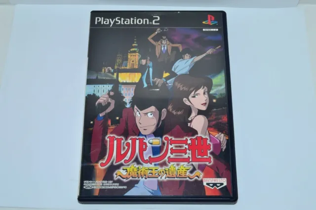 Lupin the 3rd Treasure of the Sorcerer King PS2 SONY PlayStation 2 from Japan