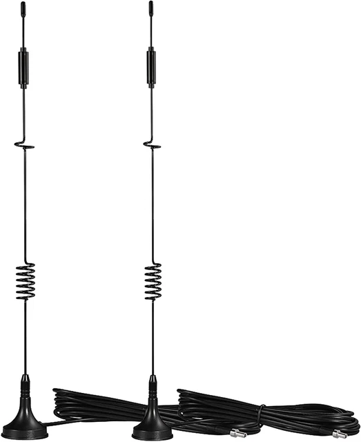 4G LTE Antenna TS9 Base Magnetica 8Dbi MIMO Antenna 2 Pezzi Compatibile Con Rout