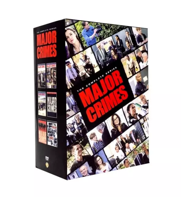 Major Crimes: The Complete Series Season 1-6 (DVD, 2017, 24-Disc Box Set) US New