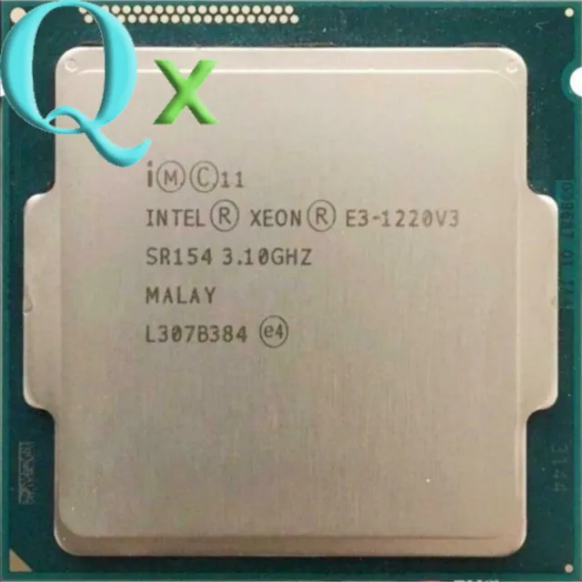 Intel Xeon E3-1220V3 LGA1150 CPU Processor SR154 3.1Ghz 8MB Quad Core