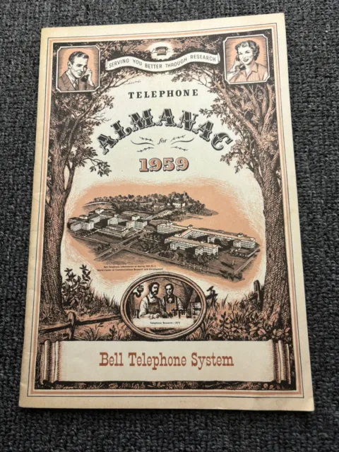 Telephone Almanac 1959 Bell Telephone System