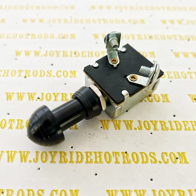 CUSTOM ON/OFF DASHBOARD Switch with '1940's' Style Knob & Bezel ...