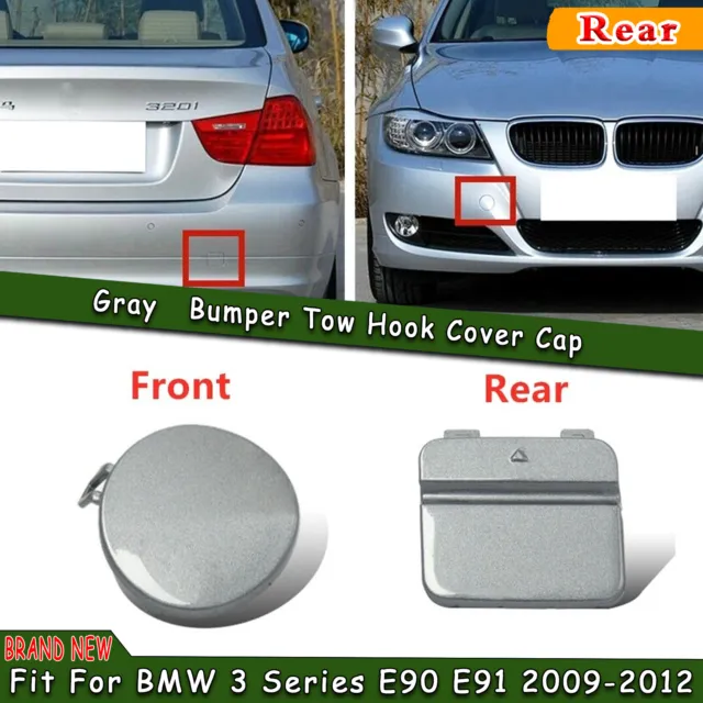 REAR BLACK BUMPER Tow Hook Cover Cap For BMW 3 Series E90 E91 09-12  51117207299 £13.99 - PicClick UK