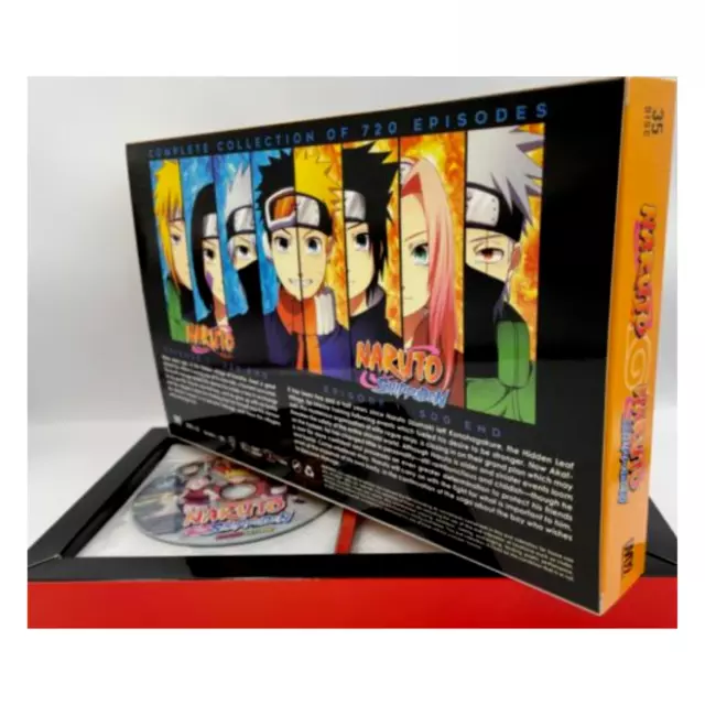 Naruto Shippuden Episodes 1 - 500 Complete Series English Dub on 54 DVDs