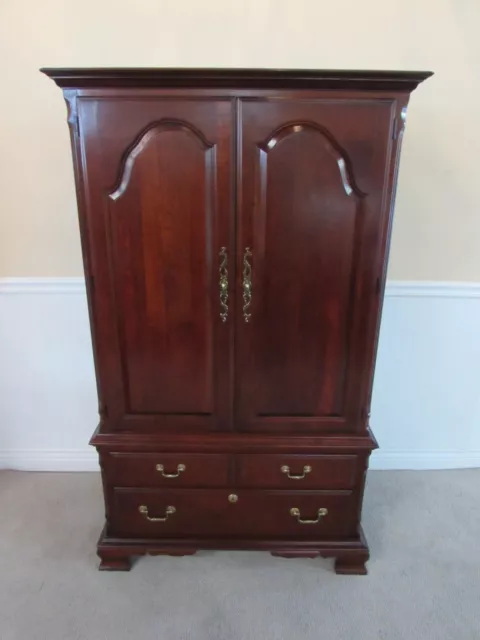 Pennsylvania House Cherry Armoire, Fitted Wardrobe, Dresser Chest