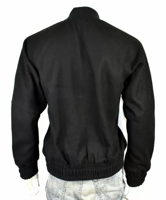 True Religion Brand Jeans Men's Varsity Wool Bomber Jacket - 103121 2