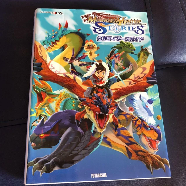 MONSTER HUNTER STORIES Official Riders Guide Game Art Book £36.43 ...