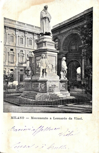 Milano - Monumento a Leonardo da Vinci