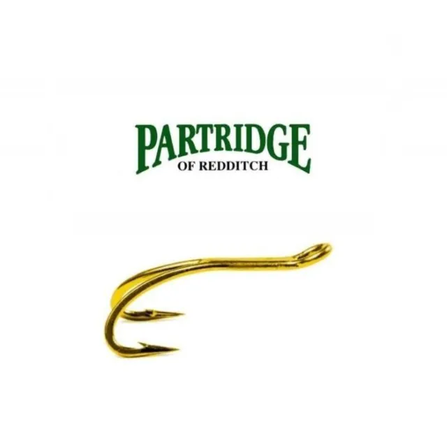 Partridge Patriot Double Hooks Gold, Tying Salmon Flies