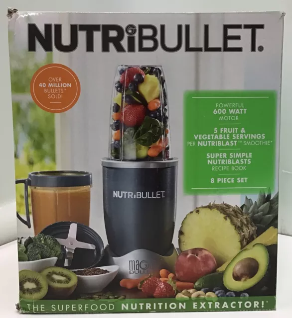 NutriBullet 8-Piece Nutrition Extractor Blender Juicer,  600 Watt