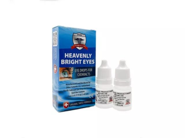 Ethos NAC Heavenly Bright Eyes Augentropfen 20ml für Katarakte verbessern Ihre Sehkraft 2