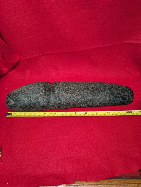 Large Axe Ohio  Artifacts  Arrowheads Indian  12 3/4