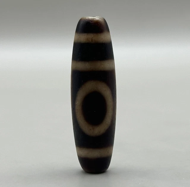 Rare Ancient Indo Himalayan Tibetan Agate Eye Dzi Rare Bead