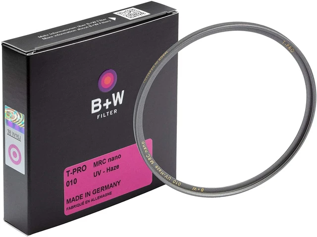 New B+W 39mm T-Pro UV Filter Ultra Slim Titan Mount Multi-Resistant Nano Coating