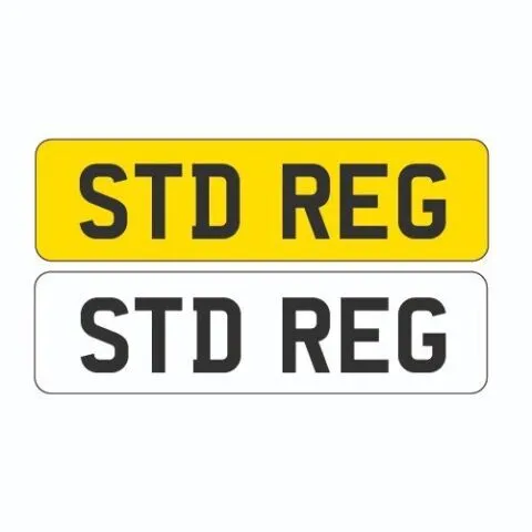Legal Car Number Plates | Standard | 3D Gel | 4D Acrylic | Free Next Day Postage