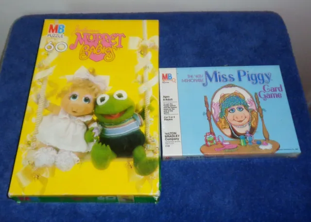 Jim Hensons Muppet Babies 60pcs Puzzle & Miss Piggy Card Game