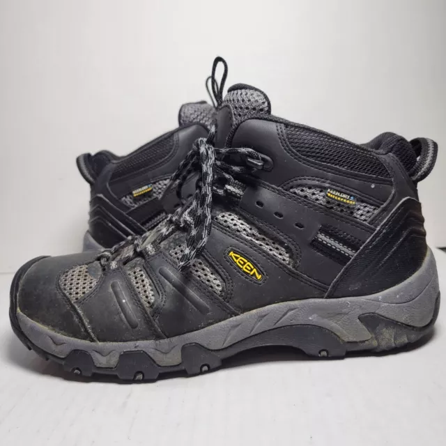 Keen Koven Mens Mid Waterproof Light Weight Hiking Boots Size 10 1020210 Gray