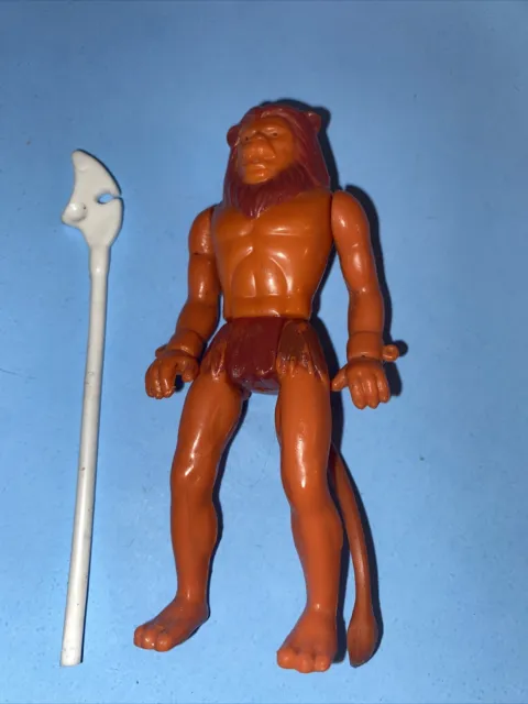 Flash Gordon THUN THE LION MAN Figure COMPLETE w/STAFF 3 3/4 Vintage Mattel 1979