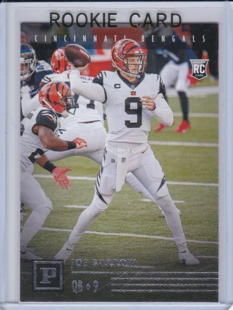 JOE BURROW ROOKIE CARD Cincinnati Bengals Football 2020 PANINI CHRONICLES RC!