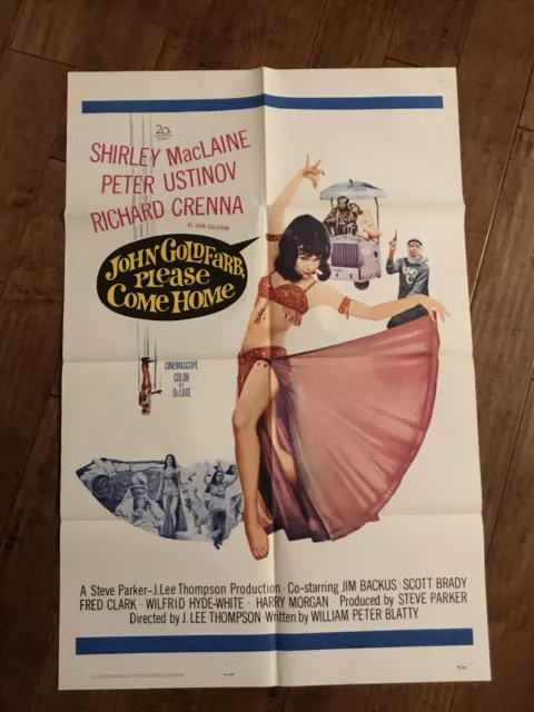 John Goldfarb Please Come Home  - Original  1sheet Movie Poster - MacLaine