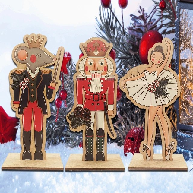 DÉCOR DE TABLE De Noël Ornement Casse-Noisette Roi Des Souris Princesse