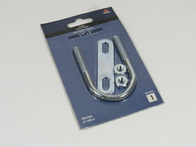 Buildex BX31064 61-1955-6 U-Bolt Zinc Plated 1 3/4" X 3" ! NEW !