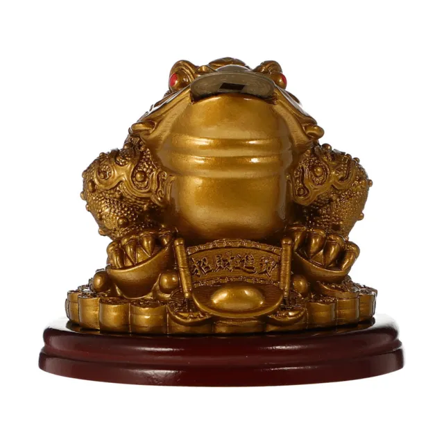 chinese Lucky Charm Wealth Frog Garden Toad Statue Chinese Gold Ingot
