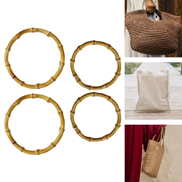 2 pièces poignées  à main accessoires artisanat couture forme ronde bricolage