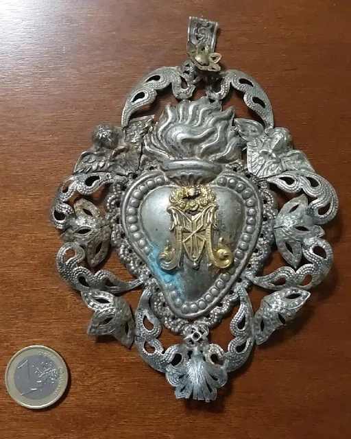 Ex voto cuore M e angeli