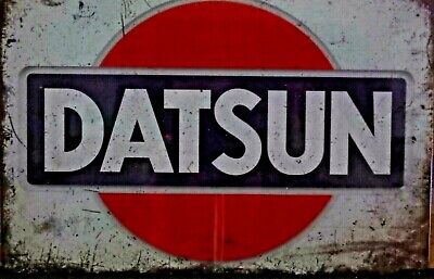 DATSUN  Metal Tin Sign Vintage Retro Shed Garage Bar Man Cave Wall Plaque