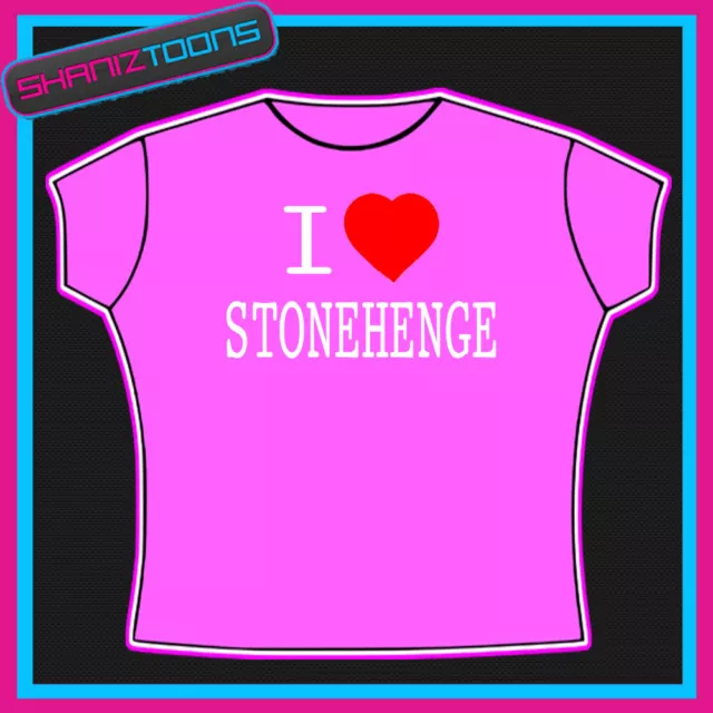I Love Heart Stonehenge Tshirt All Sizes And Colours