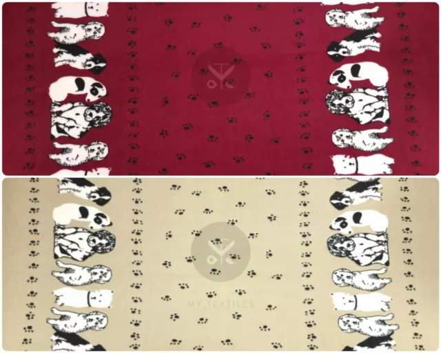 Polar Fleece Puppy/Dog Print - Anti Pill Super Soft & Warm Perfect for Blankets