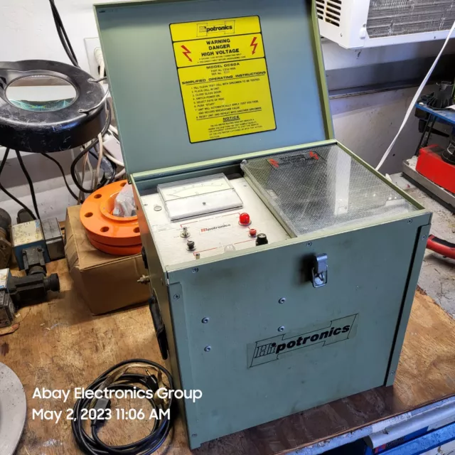 Hipotronics CS14-1669 0c60a Portable Oil Tester NICE CONDITION POWERS UP $1299 Hipotronics CS14-1669 0c60a Portable Oil Tester NICE CONDITION POWERS UP $1299
