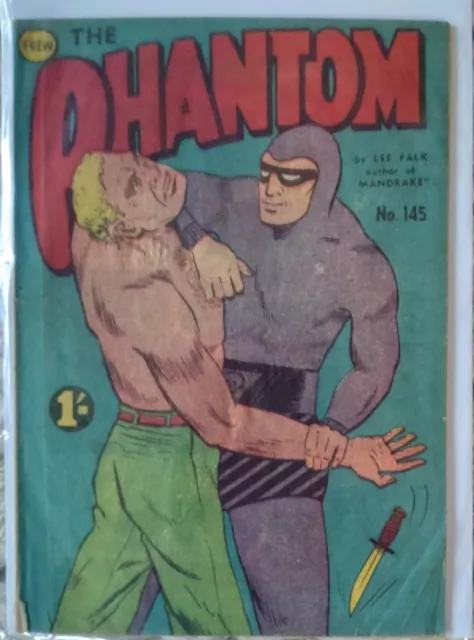 The Phantom Comic No. 145 FREW Bagged/Boarded Good Condition Extremely Rare