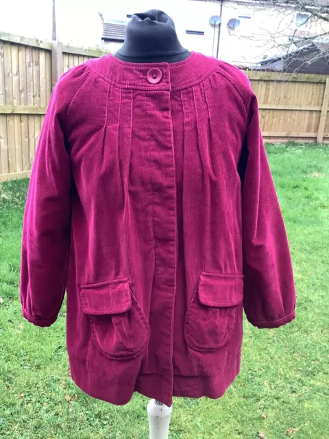 Monsoon Jacket age 10-12  Burgundy Cord Gorgeous Pockets