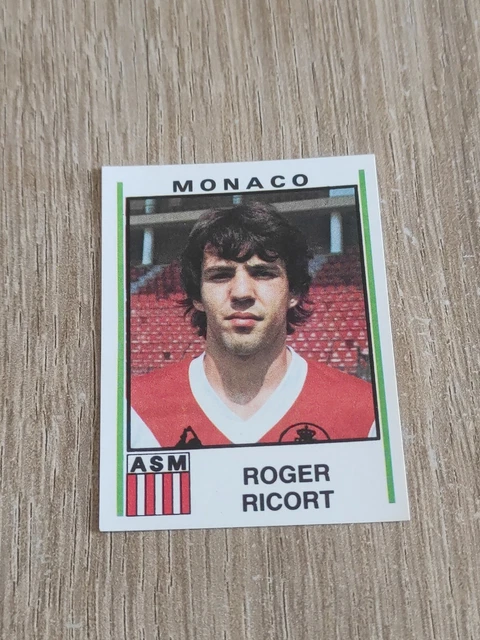 Vignette Panini Football 1981 N°164 - Équipe De Monaco - Rare