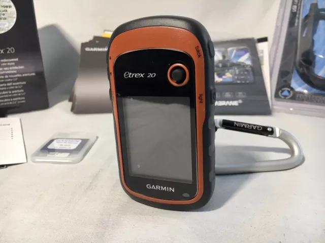 Garmin eTrex 20 Handheld GPS Outdoor Sat Nav & Accessories. Great Condition