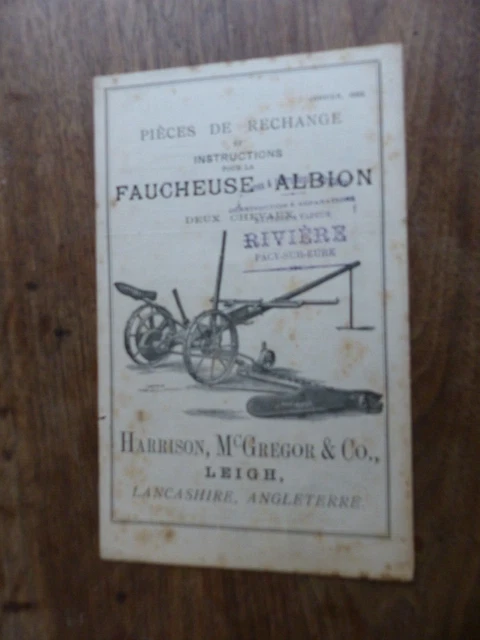 CATALOGUE - PROSPECTUS - AGRICOLE - TRACTEUR - SAME ( réf 57 A ) EUR 12