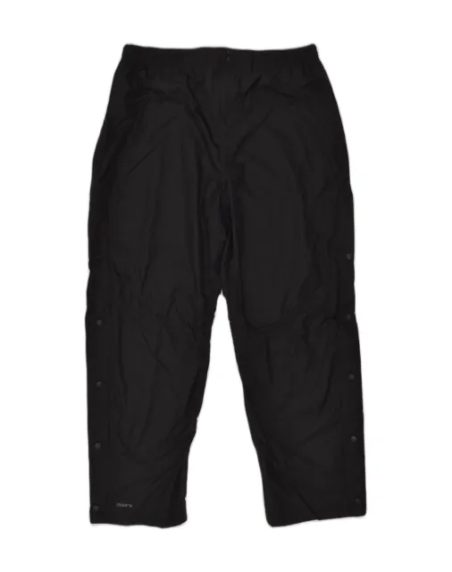 MOUNTAIN WAREHOUSE Mens Windbreaker Trousers W38 L31 XL Black Nylon DT07