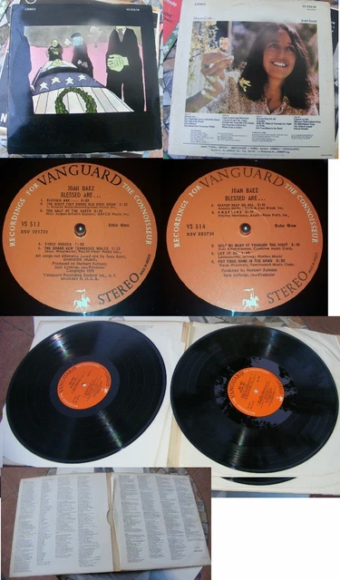JOAN BAEZ- BLESSED ARE 2xLP NEAR MINT 1st PRESS G/F UNIQUE GREECE