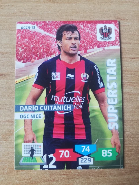 Carte Adrenalyn Signée OGCNice - Didier Digard, Ligue 1, Collection Football