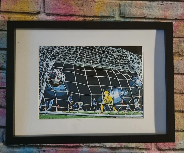 MANCHESTER CITY CHAMPIONS League Winners 2023 Pop Art Football Picture