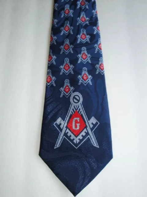 Masonic Square & Compass Religious neck tie