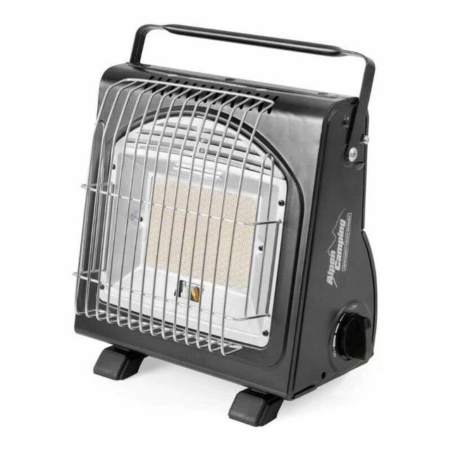 Alpen Camping tragbarer Heizstrahler / Kocher 1,7 kW