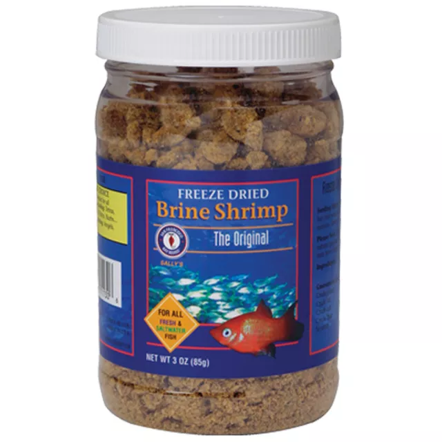 San Francisco Bay Brand Brine Shrimp Freeze Dried 3 oz The Original Fish Food