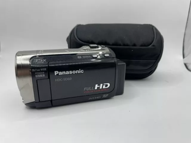 Panasonic HDC-SD60 Camcorder with soft case