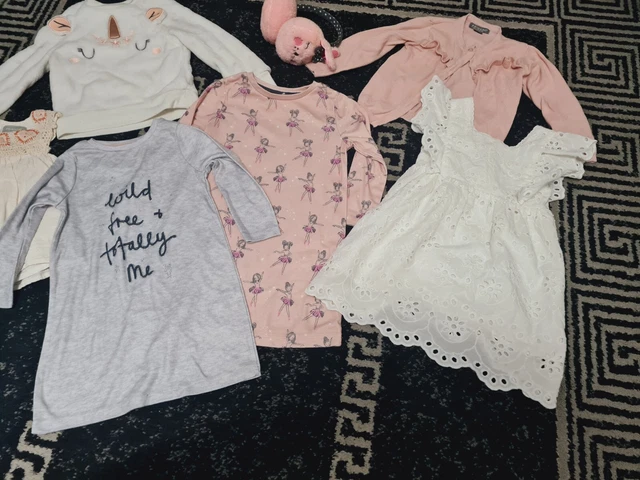 #C68 Enorme pacchetto di vestiti per bambina 18-24 mesi NEXT GEORGE ZARA DISNEY PRIM 13