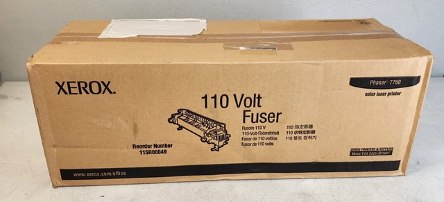 Xerox 115R00049 Fuser For Phaser 7760 Genuine New OEM Sealed Box