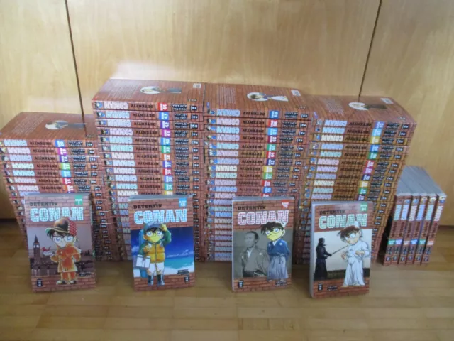 Detektiv Conan   Manga 1 bis 100  Komplett  EMA- Egmont  deutsch + Hüllen 2